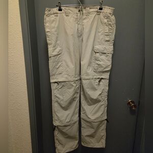 McKinley Men's Bone Coloured Transformer Hiking Pants Size 38
